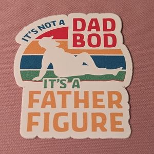 3 For $5: Dad Bod Vinyl Sticker New!